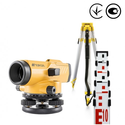 TOPCON AT-B3A SET - комплект: нивелир + штатив + рейка