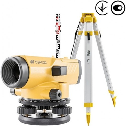 Нівелір оптичний TOPCON AT-B4A + штатив + рейка 5 м