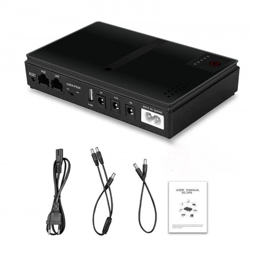 UPS DC1018L - ДБЖ безперебійник для роутера, камери, сигналізації