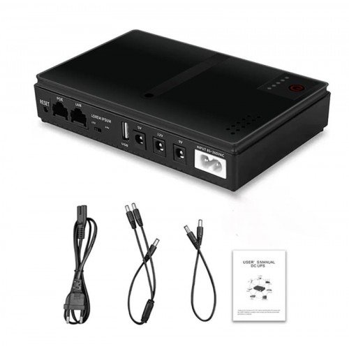 UPS DC1018L - ИБП бесперебойник для роутера, камеры, сигнализации