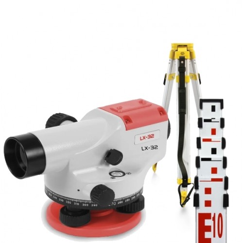 LSP LX-32 SET - комплект: нивелир оптический + штатив + рейка