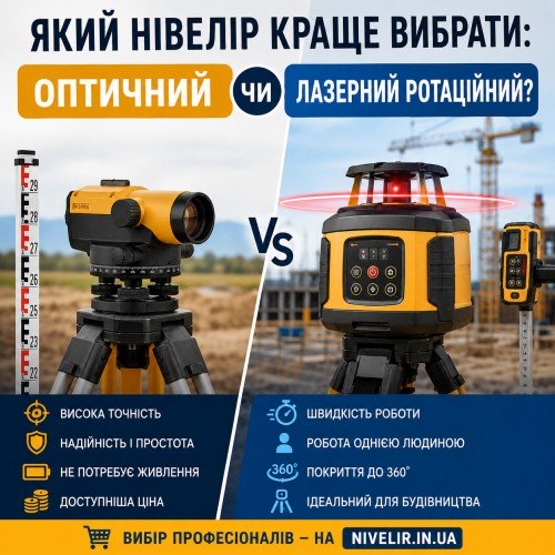 Какой нивелир лучше выбрать: оптический или лазерный ротационный — полное сравнение