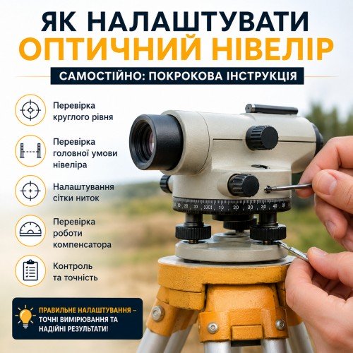 Как настроить оптический нивелир самостоятельно: пошаговая инструкция